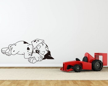 Sleeping Dog Decal Lovely Animal Stickers For Nursery Sleeping Dog Decal Lovely Animal Stickers For Nursery